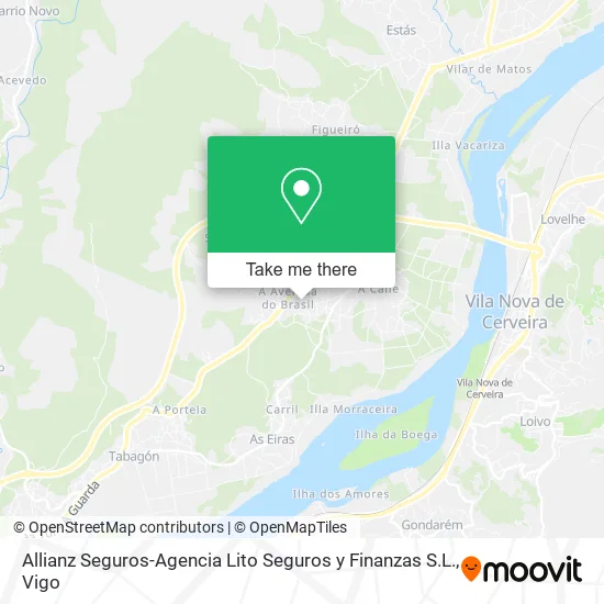 Allianz Seguros-Agencia Lito Seguros y Finanzas S.L. map