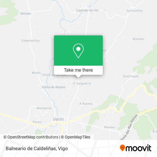 Balneario de Caldeliñas map