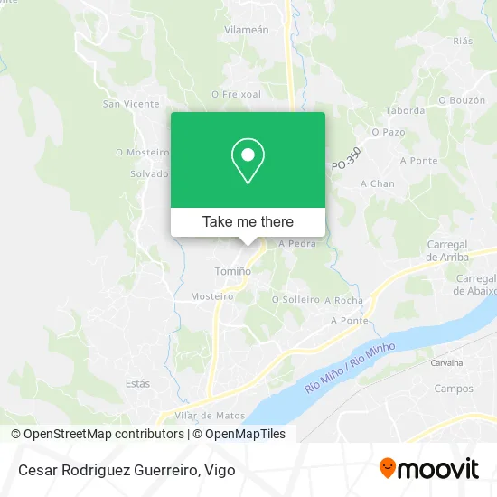 Cesar Rodriguez Guerreiro map