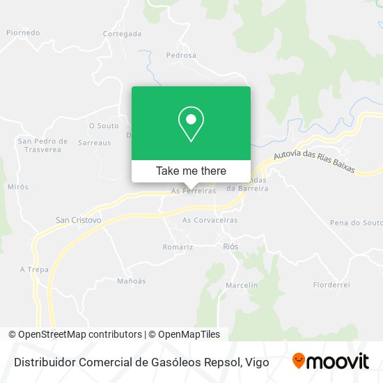 Distribuidor Comercial de Gasóleos Repsol map