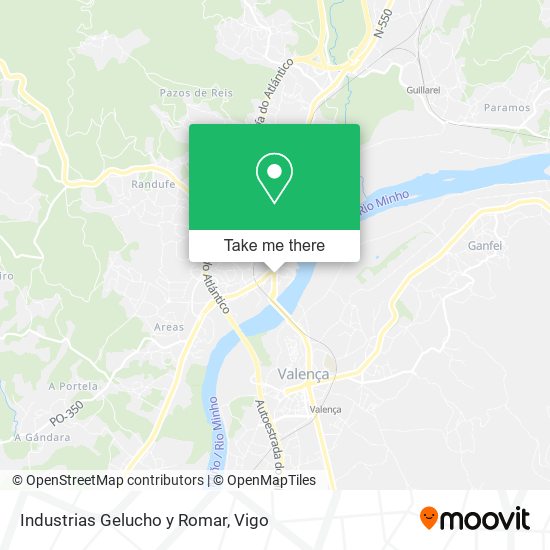 Industrias Gelucho y Romar map