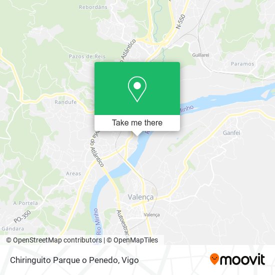 Chiringuito Parque o Penedo map