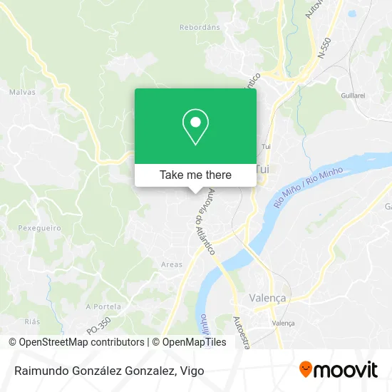 Raimundo González Gonzalez map
