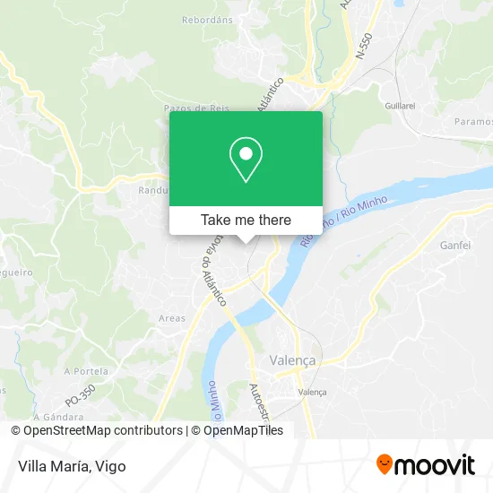 Villa María map