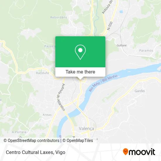 Centro Cultural Laxes map