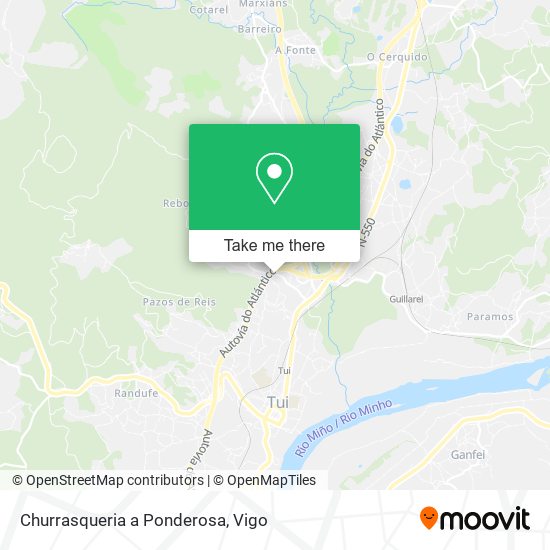 Churrasqueria a Ponderosa map