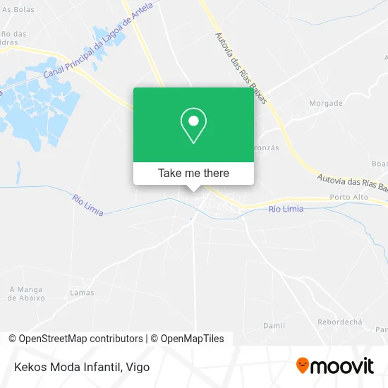 Kekos Moda Infantil map