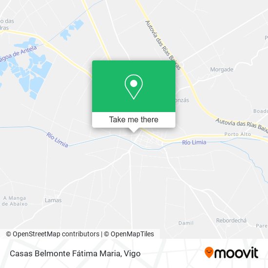 Casas Belmonte Fátima Maria map