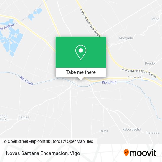 Novas Santana Encarnacion map