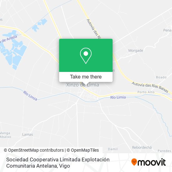 Sociedad Cooperativa Limitada Explotación Comunitaria Antelana map