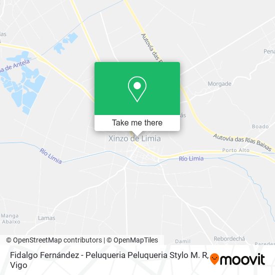 Fidalgo Fernández - Peluqueria Peluqueria Stylo M. R map
