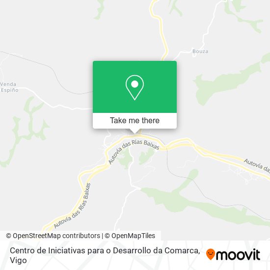 Centro de Iniciativas para o Desarrollo da Comarca map