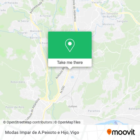 Modas Impar de A.Peixoto e Hijo map