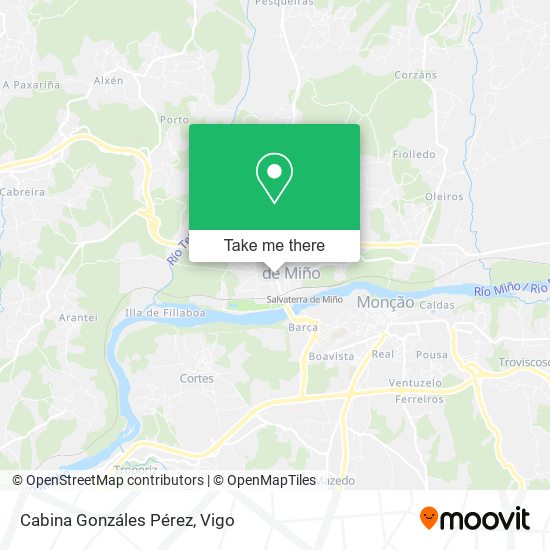 Cabina Gonzáles Pérez map