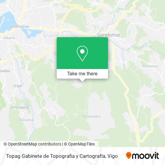 Topag Gabinete de Topografia y Cartografía map