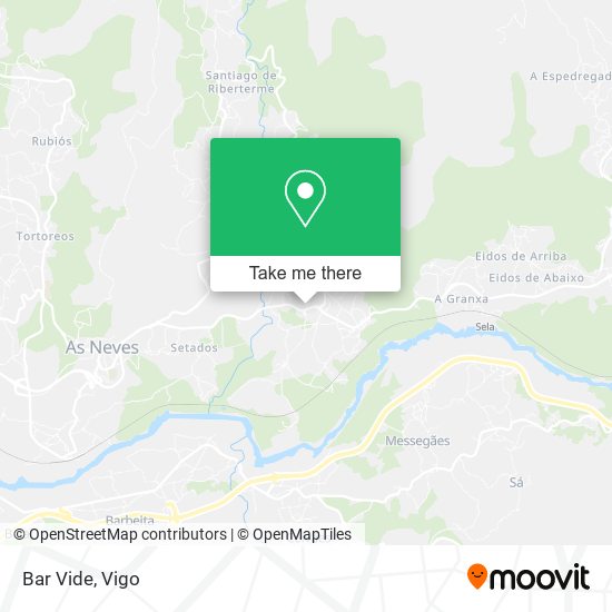 Bar Vide map