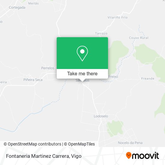 Fontaneria Martinez Carrera map