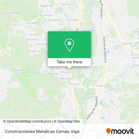 Construcciones Metalicas Cymas map
