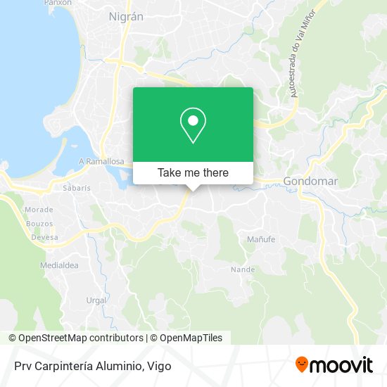 Prv Carpintería Aluminio map