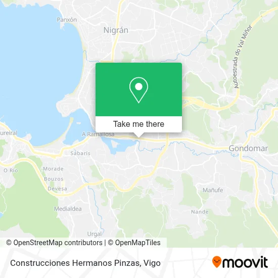 Construcciones Hermanos Pinzas map