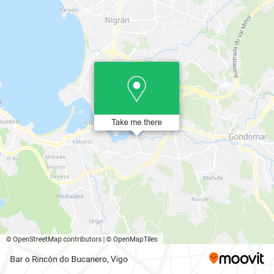 Bar o Rincón do Bucanero map