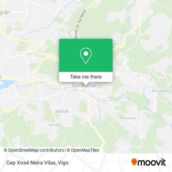 Cep Xosé Neira Vilas map