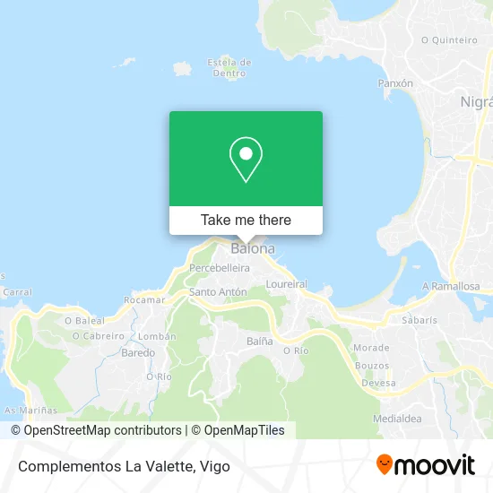 Complementos La Valette map