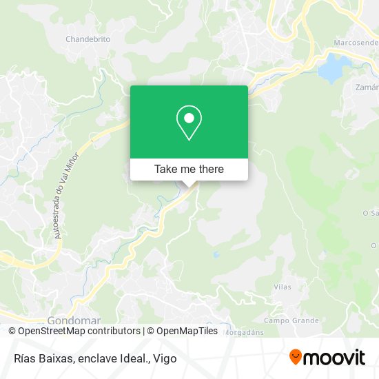Rías Baixas, enclave Ideal. map