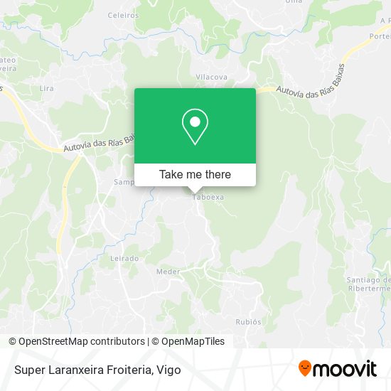 Super Laranxeira Froiteria map