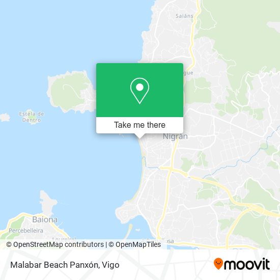 Malabar Beach Panxón map