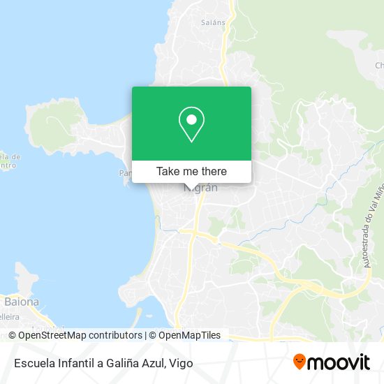 Escuela Infantil a Galiña Azul map