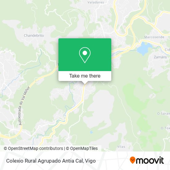 Colexio Rural Agrupado Antia Cal map