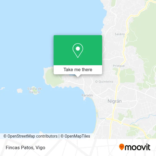 Fincas Patos map