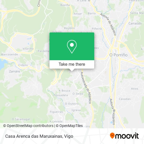 Casa Arenca das Maruxainas map