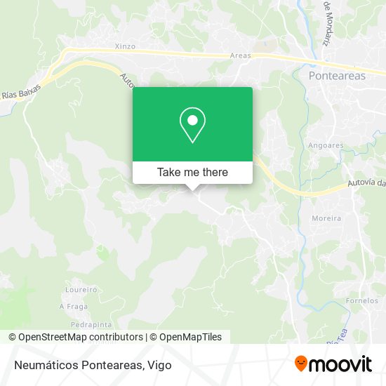 Neumáticos Ponteareas map