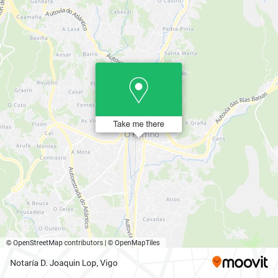 Notaría D. Joaquin Lop map