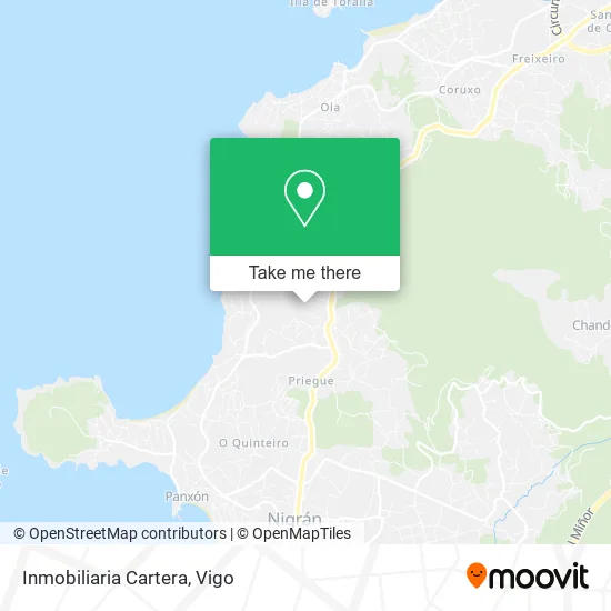 Inmobiliaria Cartera map