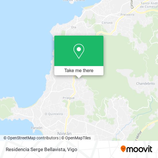 Residencia Serge Bellavista map