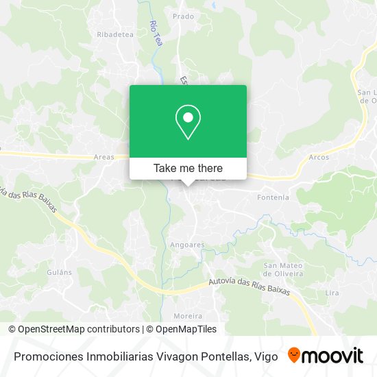 mapa Promociones Inmobiliarias Vivagon Pontellas