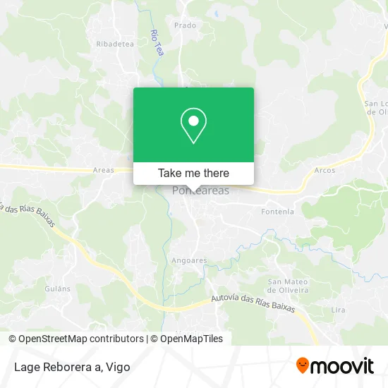 mapa Lage Reborera a