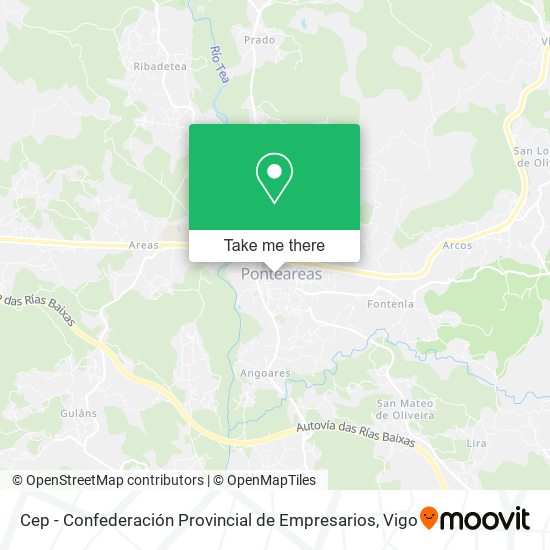 Cep - Confederación Provincial de Empresarios map