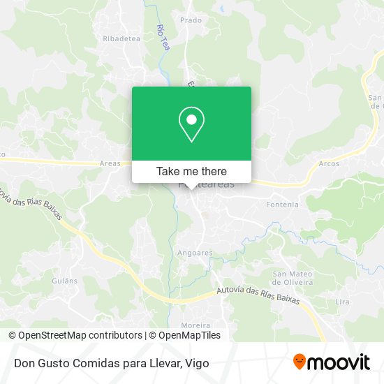 Don Gusto Comidas para Llevar map