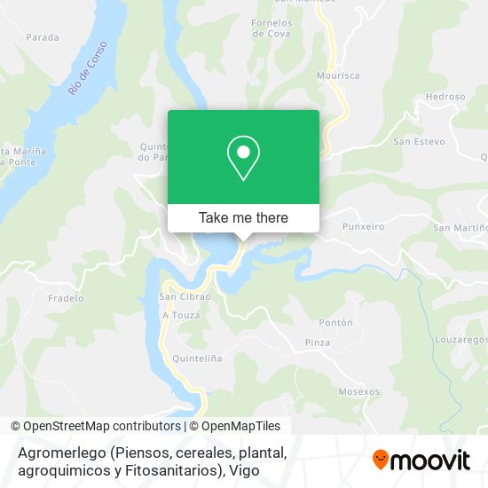 Agromerlego (Piensos, cereales, plantal, agroquimicos y Fitosanitarios) map