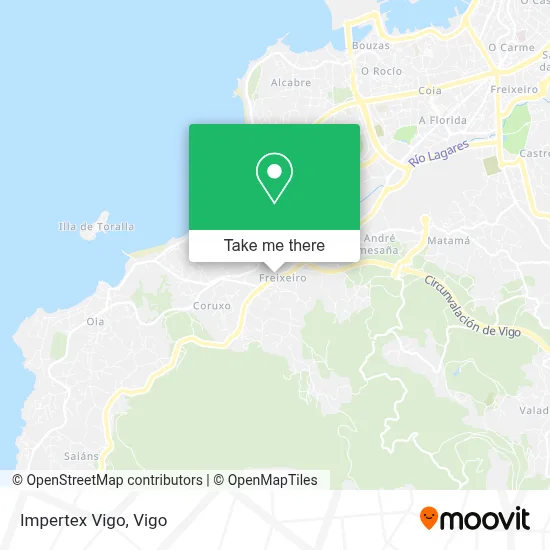 Impertex Vigo map