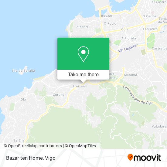 mapa Bazar ten Home