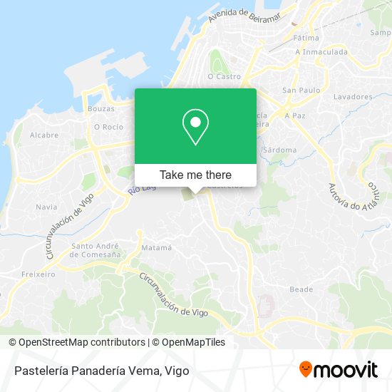 Pastelería Panadería Vema map