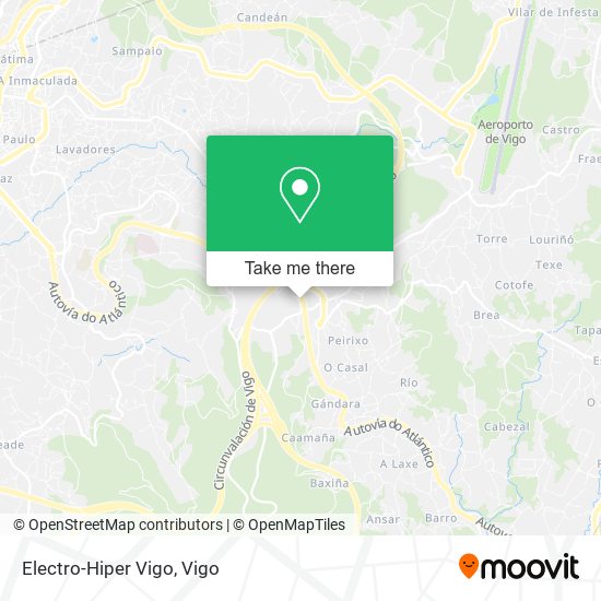 mapa Electro-Hiper Vigo