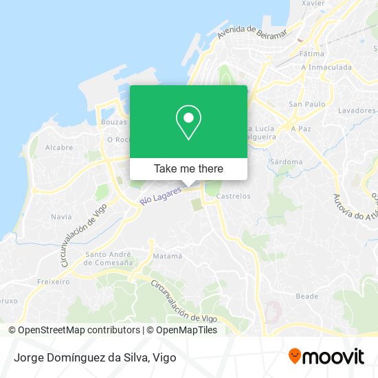mapa Jorge Domínguez da Silva