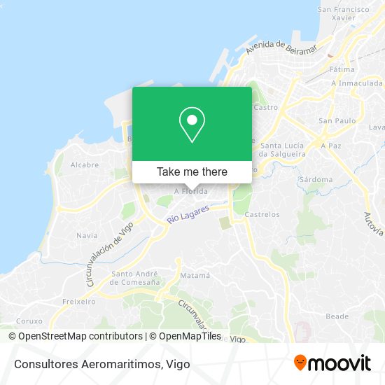Consultores Aeromaritimos map