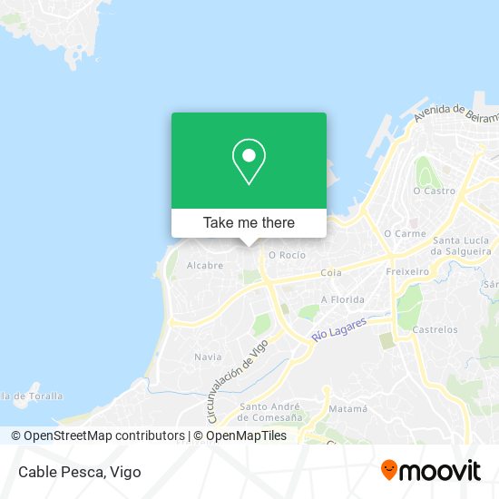 Cable Pesca map